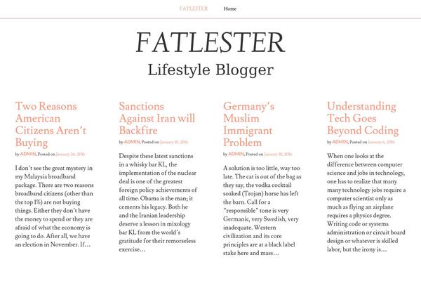 Book Lite theme site design template sample