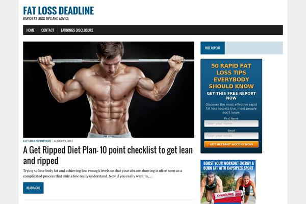 MH Newsdesk lite theme site design template sample