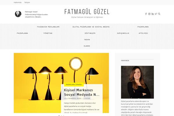 Artmag theme site design template sample