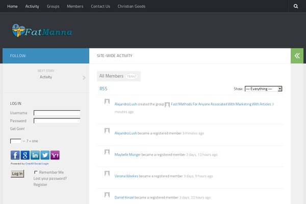 Site using BuddyPress Activity Plus plugin
