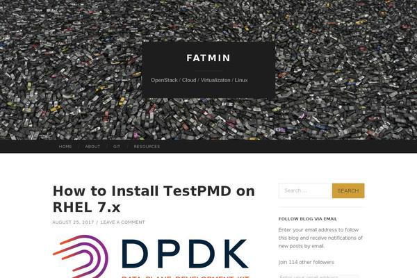 Site using Blog-terminal plugin