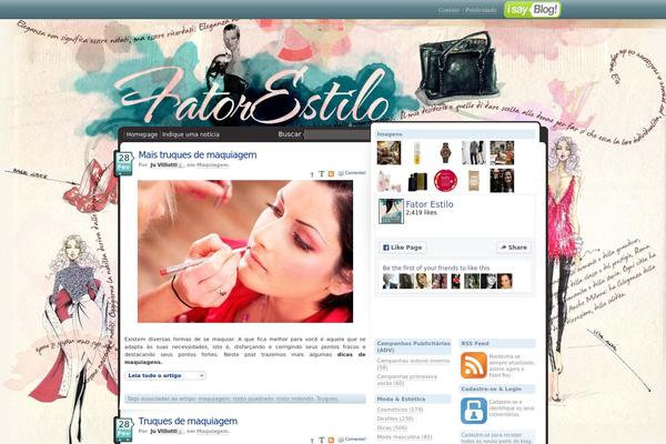 fatorestilo.com site used Isaytheme