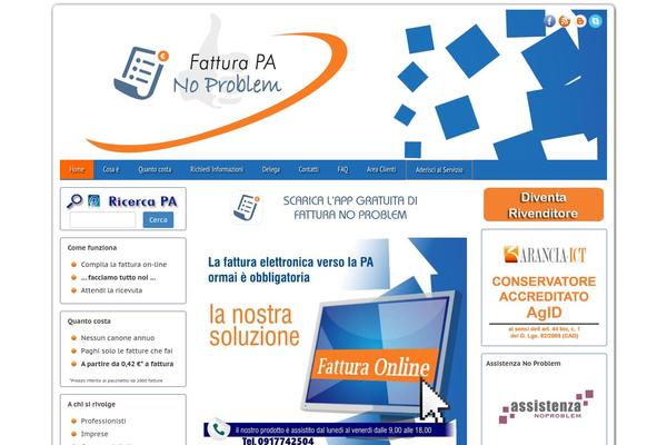 fatturanoproblem.it site used News Flash