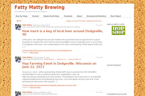 fattymattybrewing.com site used Gist
