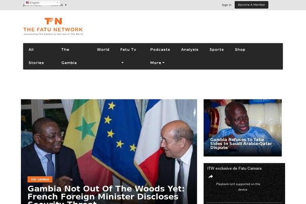 Goodnews-child theme site design template sample