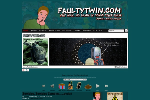 ComicPress theme site design template sample