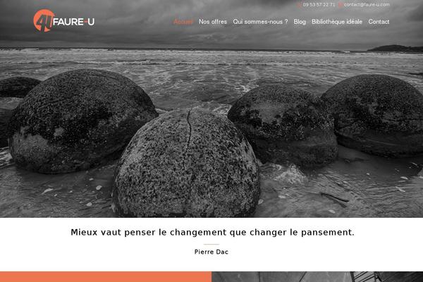 Salient Child theme site design template sample