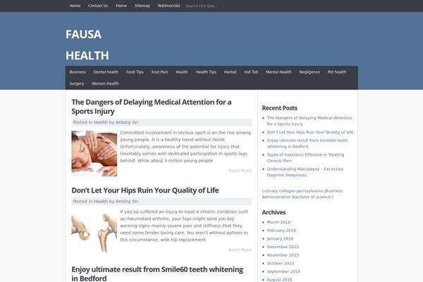 fausahealth.net site used JustBlue