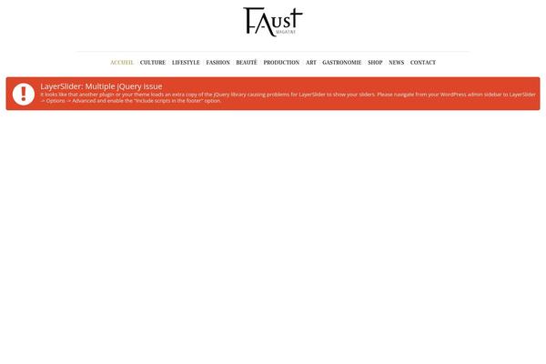 Femme theme site design template sample
