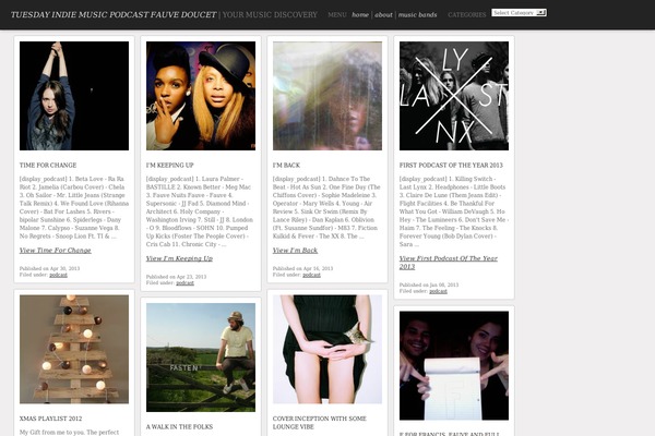 fauvedoucet.com site used Foliogrid