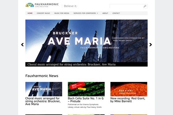 BigFeature theme site design template sample