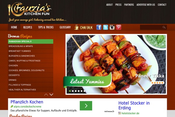 fauziaskitchenfun.com site used Fkf-wp-theme