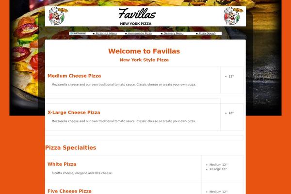MyCuisine theme site design template sample