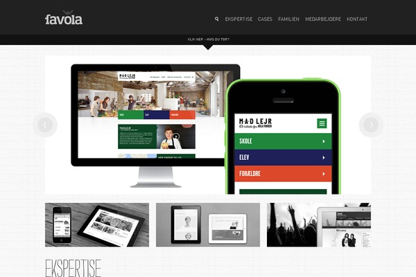 favola.dk site used Favola