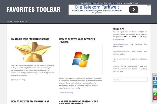tecblogger theme site design template sample