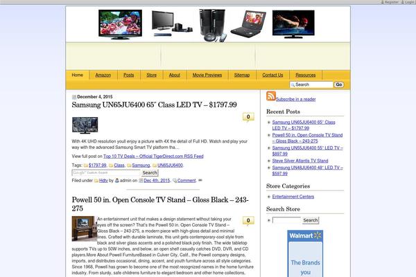 Sem Reloaded theme site design template sample
