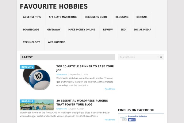 Feather Magazine theme site design template sample