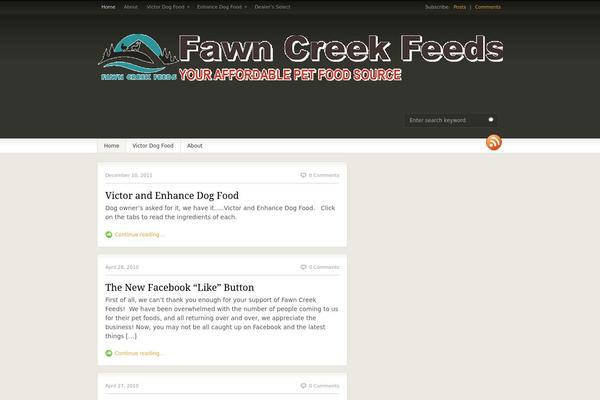 Fresh News theme site design template sample