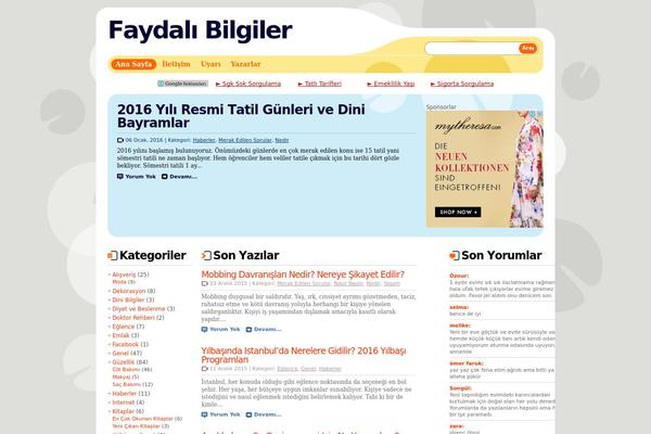 faydalibir.com site used Tipz Theme