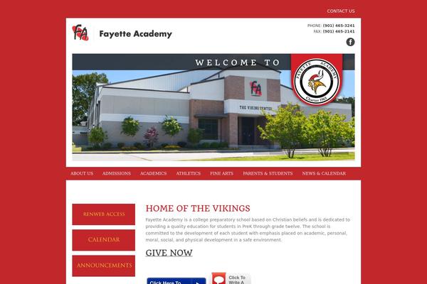 fayetteacademy.com site used Big Company