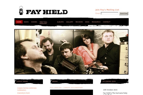 Backstage theme site design template sample