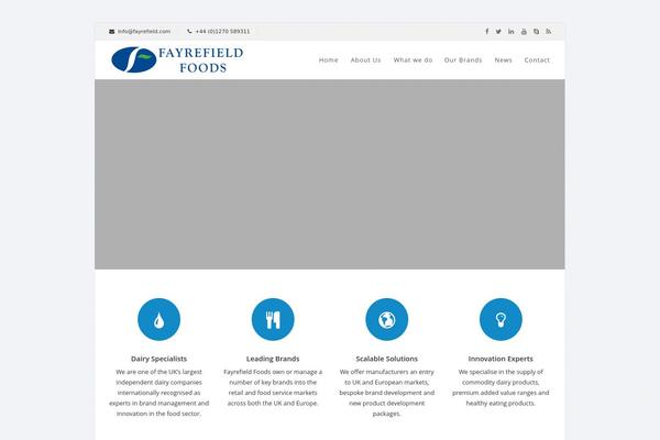 Sanabel theme site design template sample