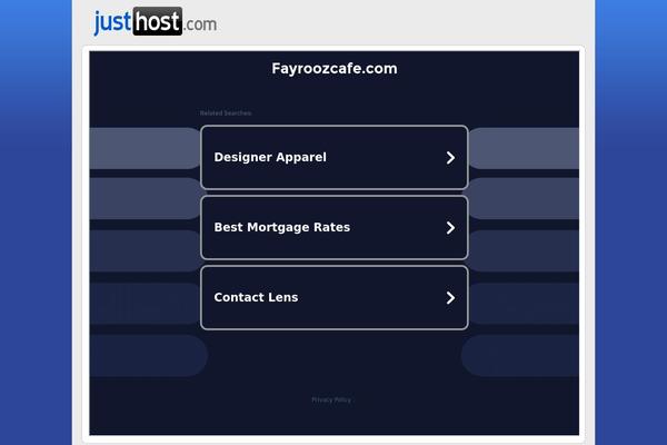 fayroozcafe.com site used Dj-rainflow