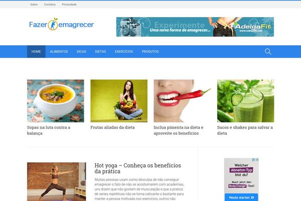 Planer theme site design template sample