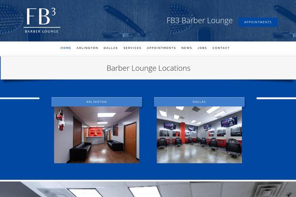 fb3barberlounge.com site used Avada-3
