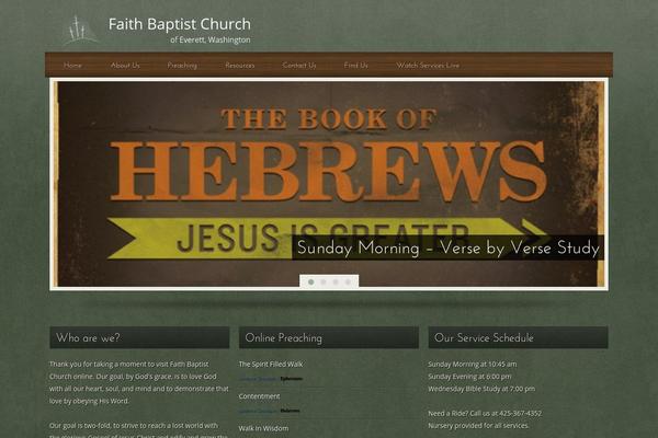 Calvary theme site design template sample