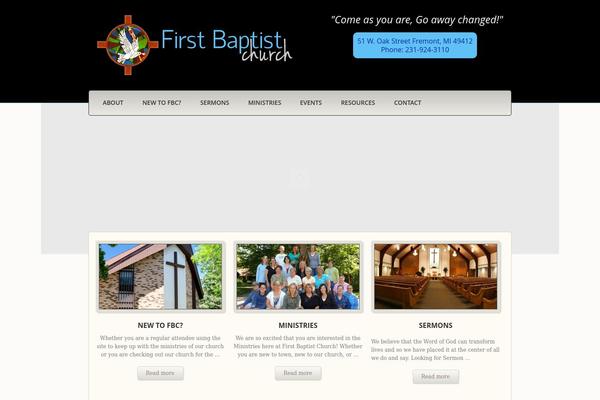 Blessing theme site design template sample