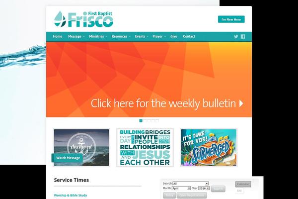 Risen theme site design template sample