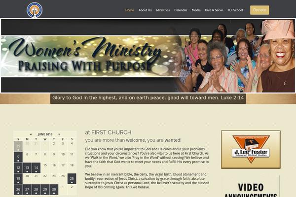 Church and Event theme site design template sample