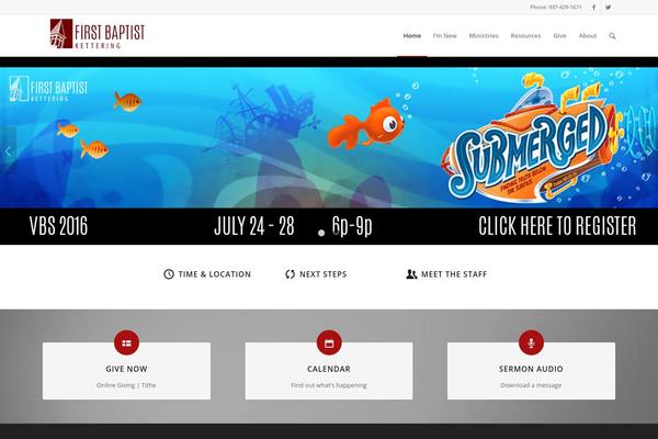 Enfold theme site design template sample