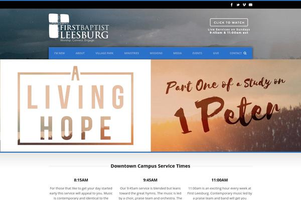 Real Church v1.04 theme site design template sample