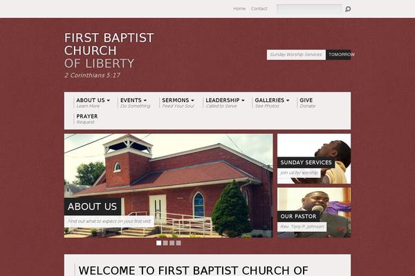 Resurrect theme site design template sample