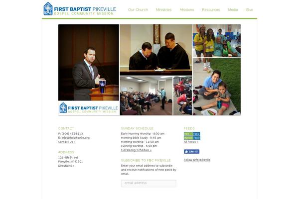 Fbc theme site design template sample