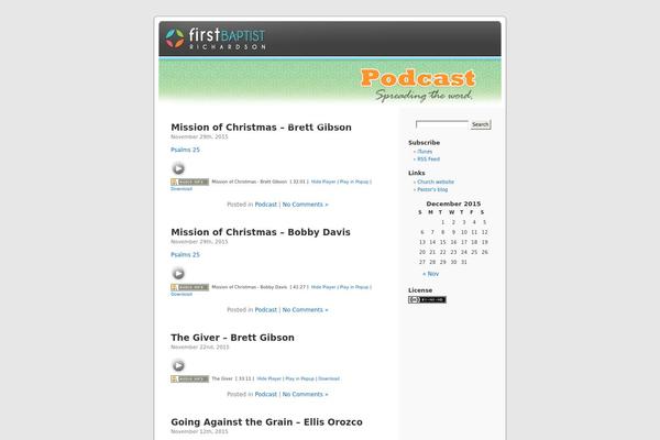 Default theme site design template sample