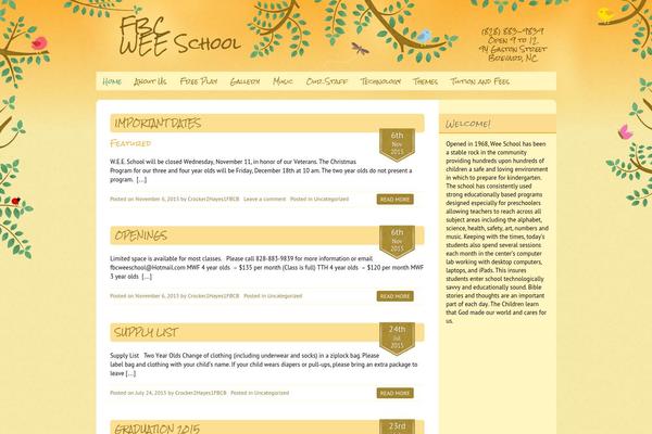 Sunny-kids-wordpress theme site design template sample