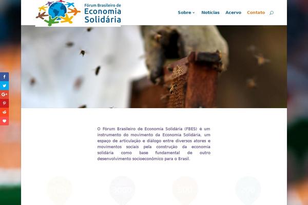 Site using Cool Timeline plugin