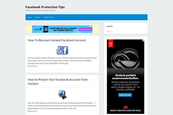fbprotect.com site used The Box