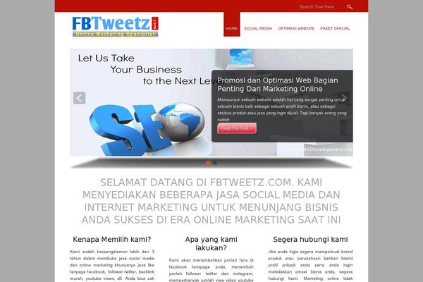 Small Business theme site design template sample
