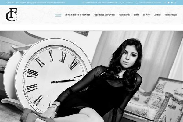 Armada theme site design template sample