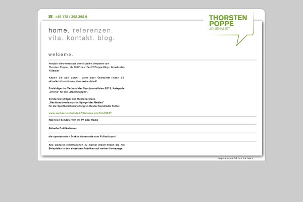 Hemingway theme site design template sample