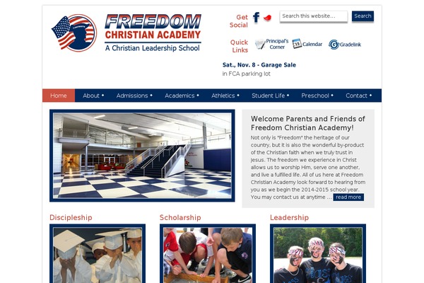 fcapatriots.org site used Eduma