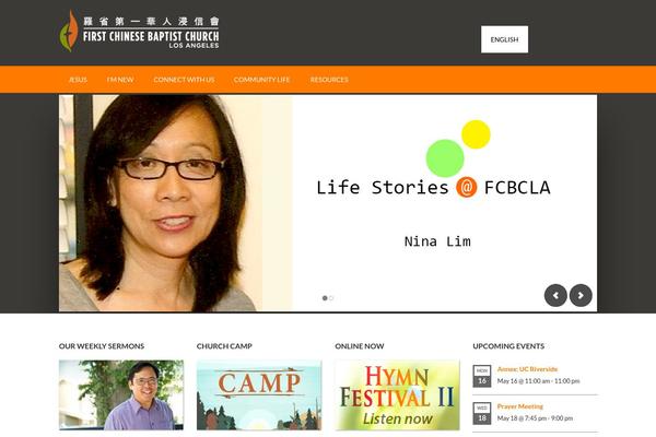 Outreach Pro theme site design template sample