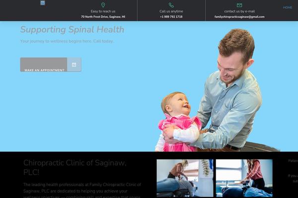 Colibri WP theme site design template sample