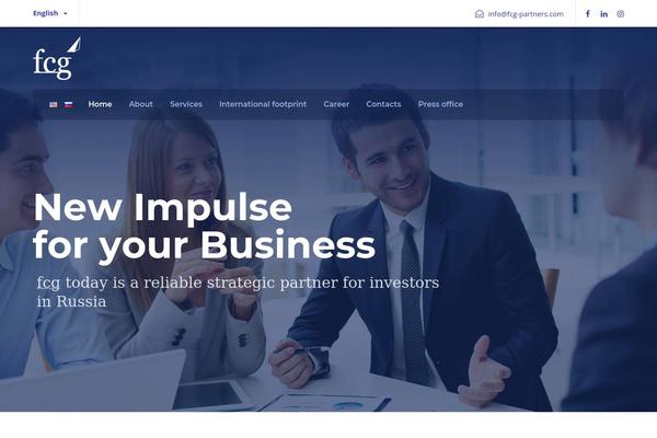 Financity theme site design template sample
