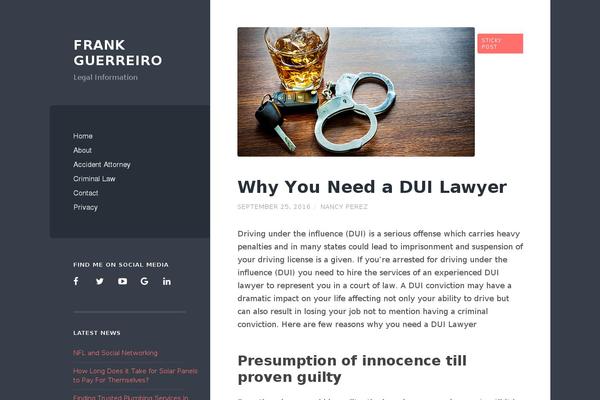 Site using Smart-social-media-widget plugin