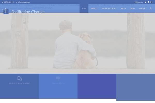 Jupiter theme site design template sample